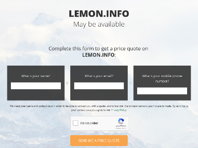Lemon.info сервер