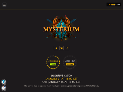 Сервер Mysterium.su